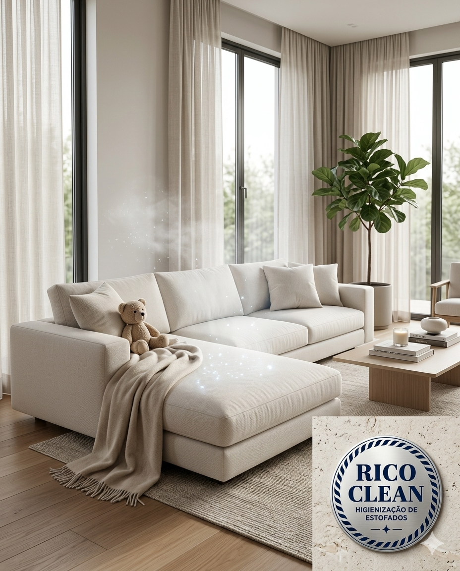 Anúncio Rico Clean – Higienização de Estofados
